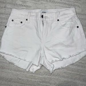 Pistola White Jean Shorts🤍